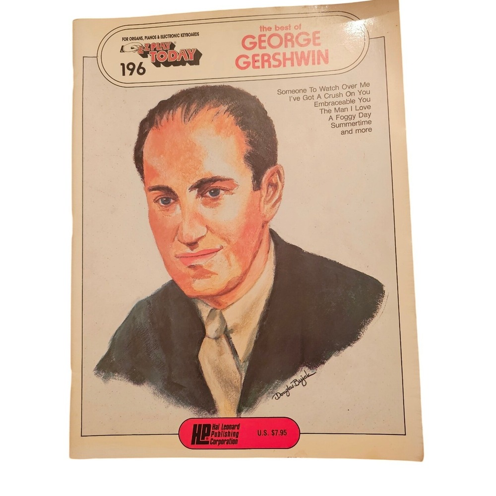 The Best of George Gershwin E-Z Play Today #196 Sheet Music Songbook Hal Leonard
